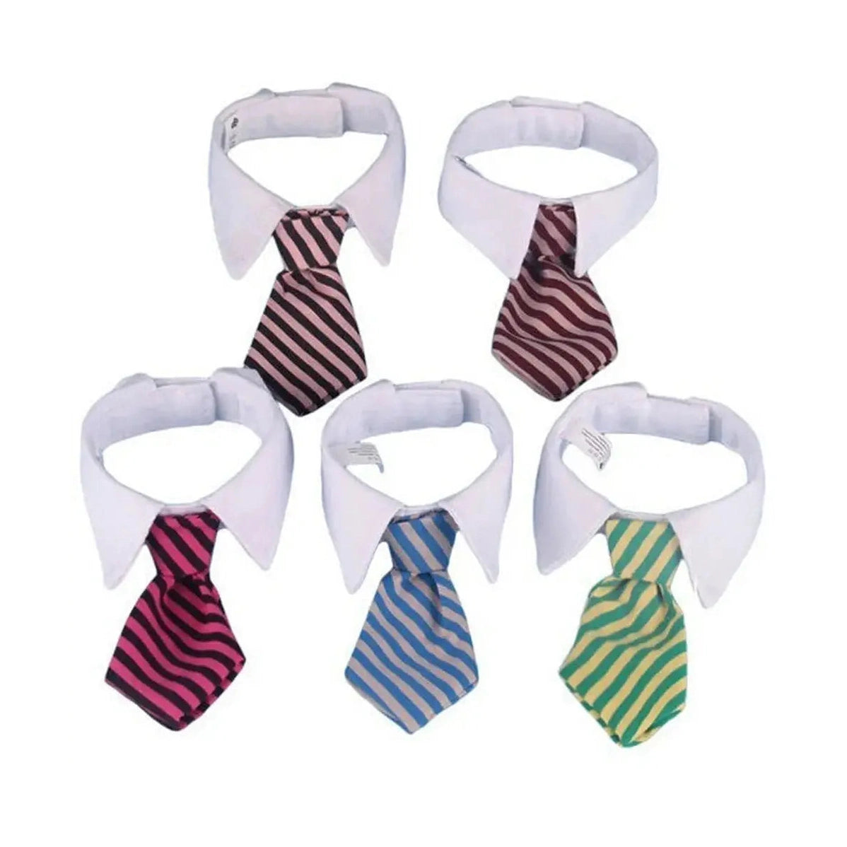 Striped Bow Tie Collar for Kitten and Puppies-Furever Adorable