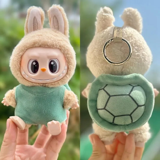 Suitable For 15-17 Cm Ropa Labubu V1 V2 V3 Labubu Turtle Costume Set Cute Dressing Labubu Fabric Accessories Holiday Clothing Furever Adorable