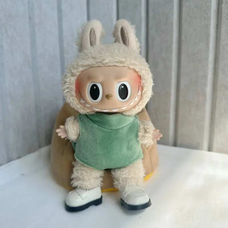 Suitable For 15-17 Cm Ropa Labubu V1 V2 V3 Labubu Turtle Costume Set Cute Dressing Labubu Fabric Accessories Holiday Clothing Furever Adorable