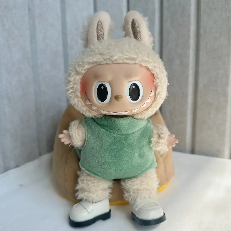 Suitable For 15-17 Cm Ropa Labubu V1 V2 V3 Labubu Turtle Costume Set Cute Dressing Labubu Fabric Accessories Holiday Clothing Furever Adorable