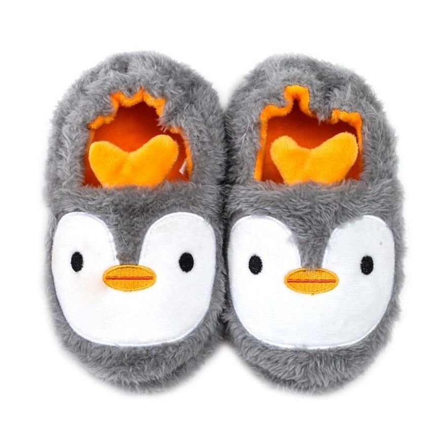 Warm Cute Penguin Kids Slippers-Furever Adorable