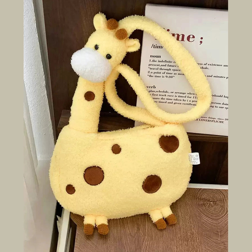 Whispered Wishes Giraffe Buddy Bag - Snuggly Crossbody Cutie Furever Adorable