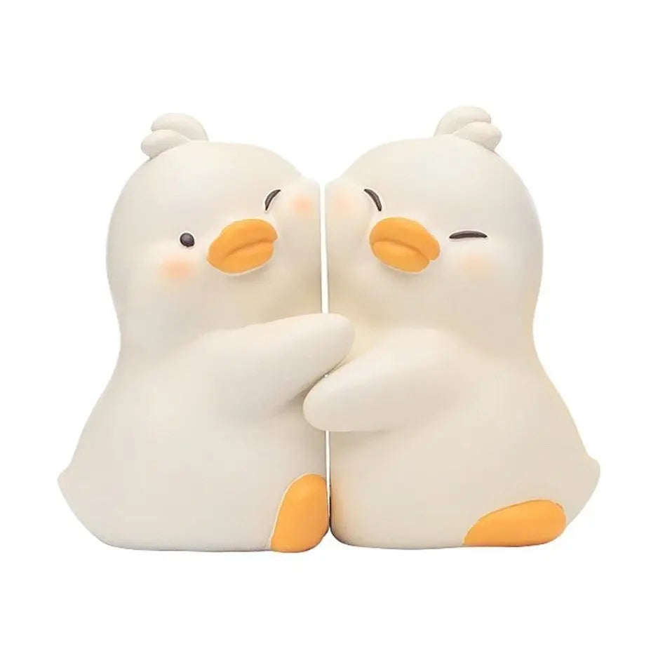 White Ducks Decorative Bookends-Furever Adorable