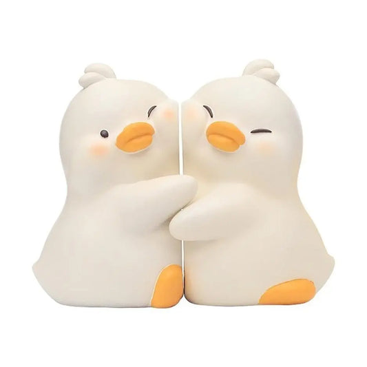 White Ducks Decorative Bookends-Furever Adorable
