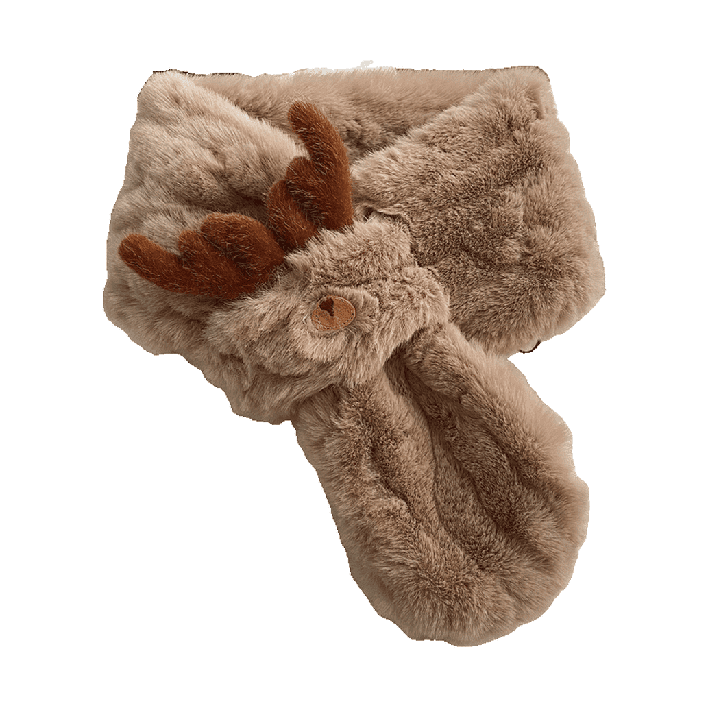 Winter Deer Scarf for Female-Furever Adorable