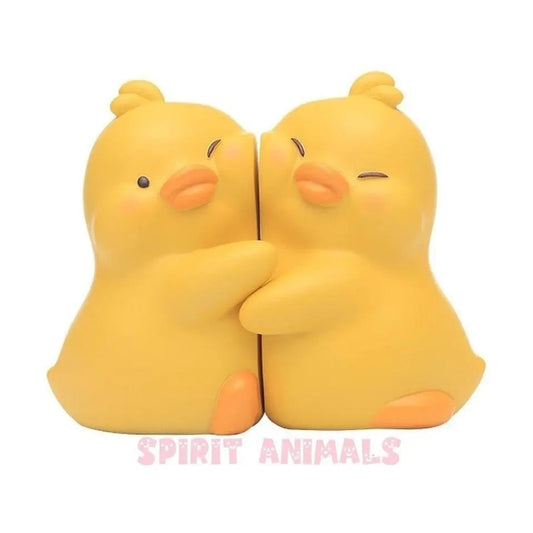 Yellow Ducks Decorative Bookends-Furever Adorable