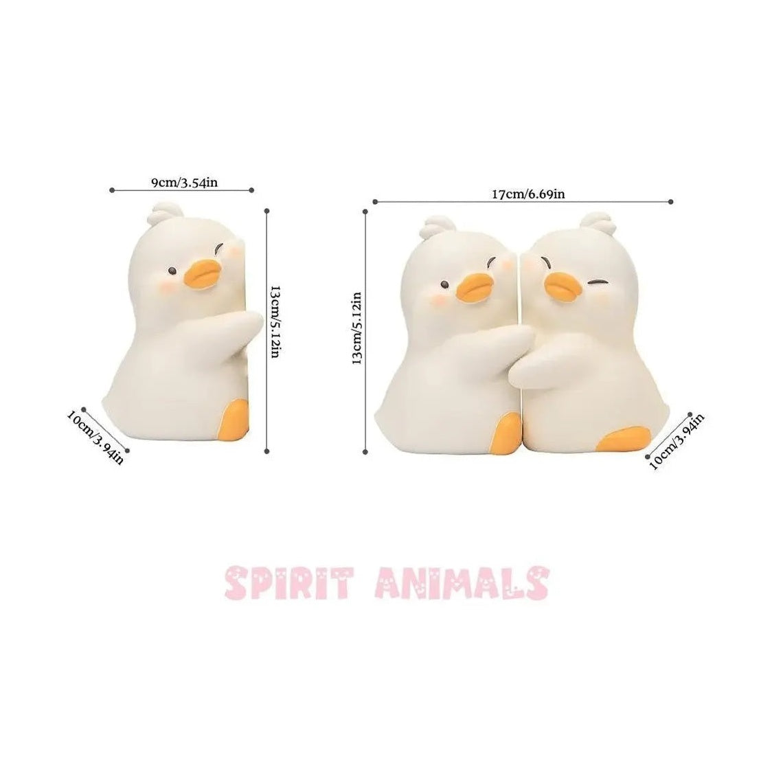 Yellow Ducks Decorative Bookends-Furever Adorable