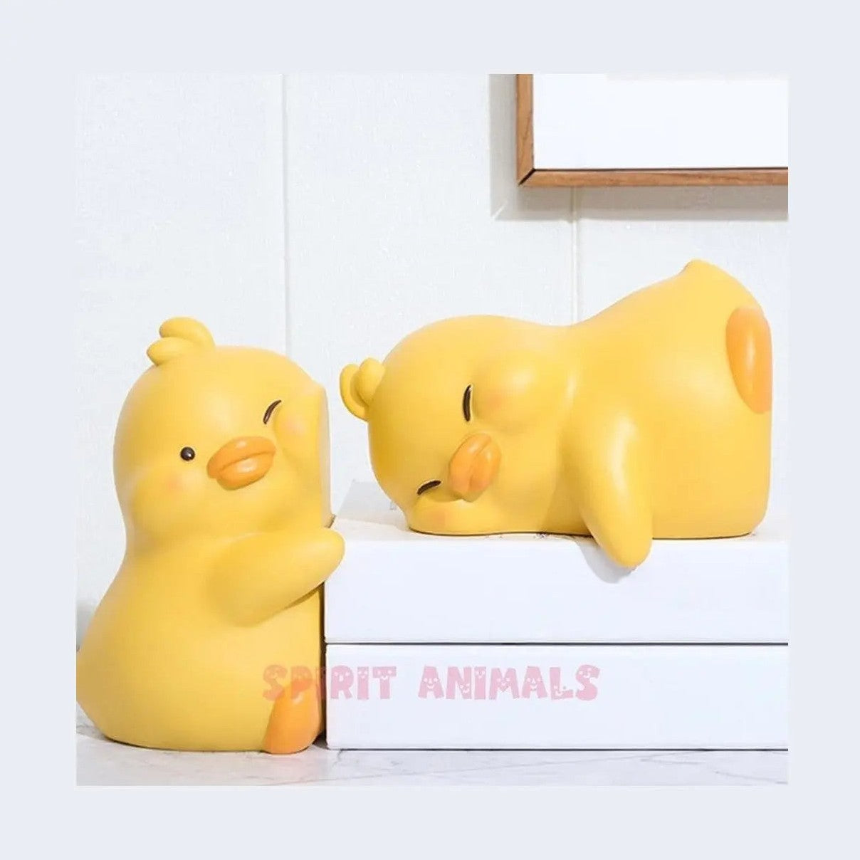 Yellow Ducks Decorative Bookends-Furever Adorable