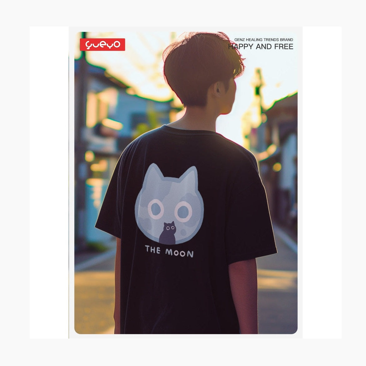 moon&sun Cat T-Shirt-Furever Adorable