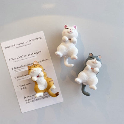 3D Cats Shaped Magnet Stickers-Furever Adorable