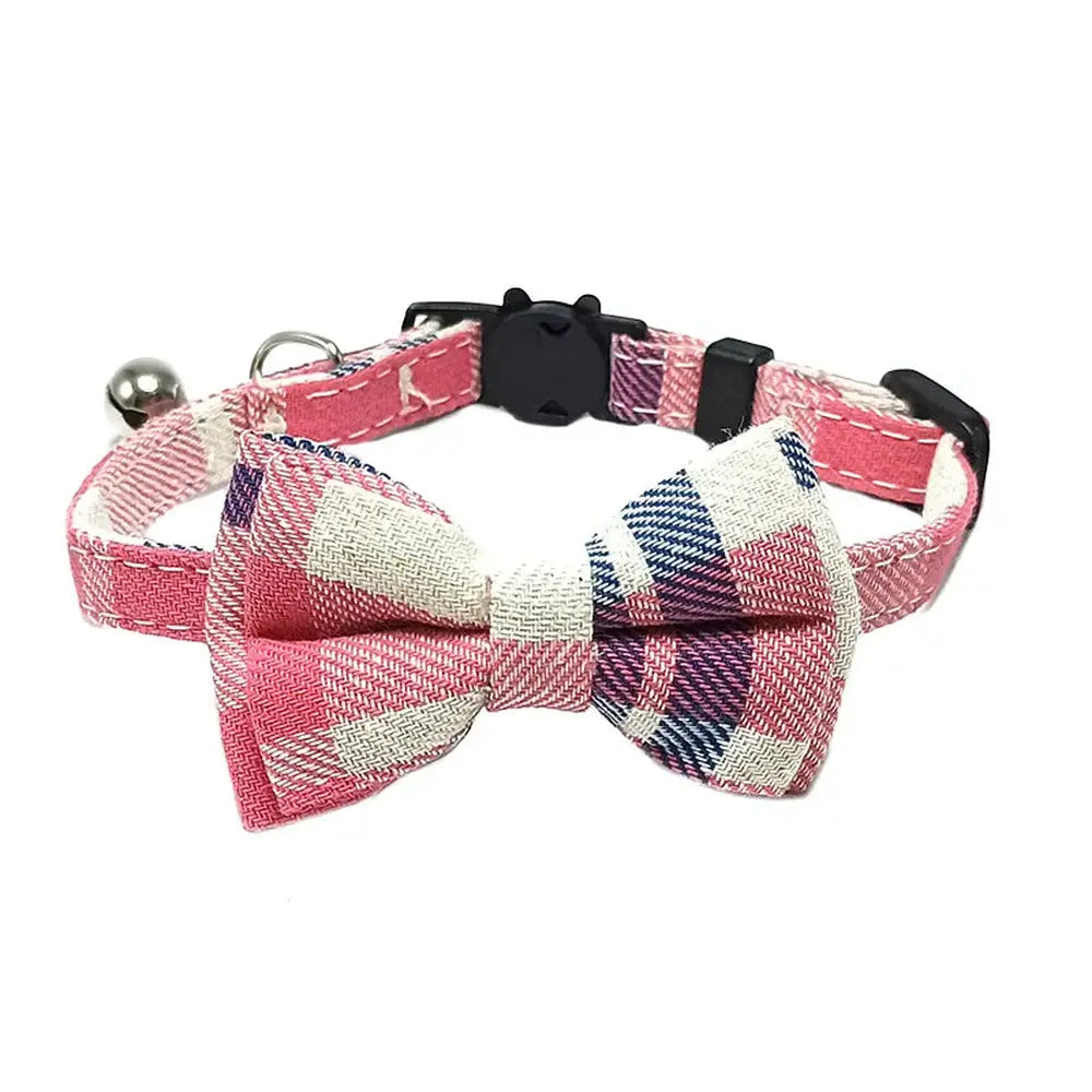 Adjustable Bow Tie with Sash Small Bell for Cats-Furever Adorable