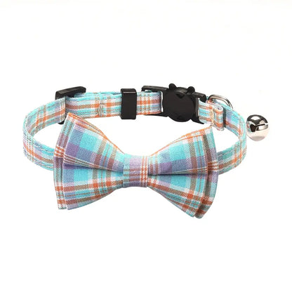 Adjustable Bow Tie with Sash Small Bell for Cats-Furever Adorable