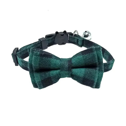 Adjustable Bow Tie with Sash Small Bell for Cats-Furever Adorable