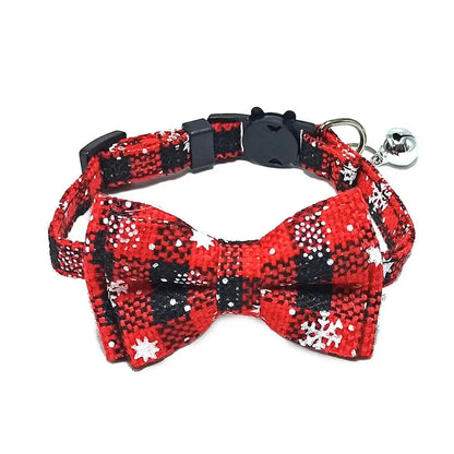 Adjustable Bow Tie with Sash Small Bell for Cats-Furever Adorable