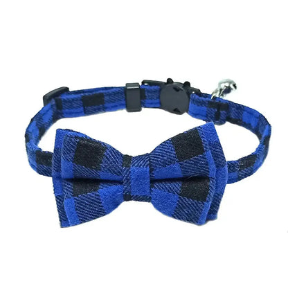 Adjustable Bow Tie with Sash Small Bell for Cats-Furever Adorable