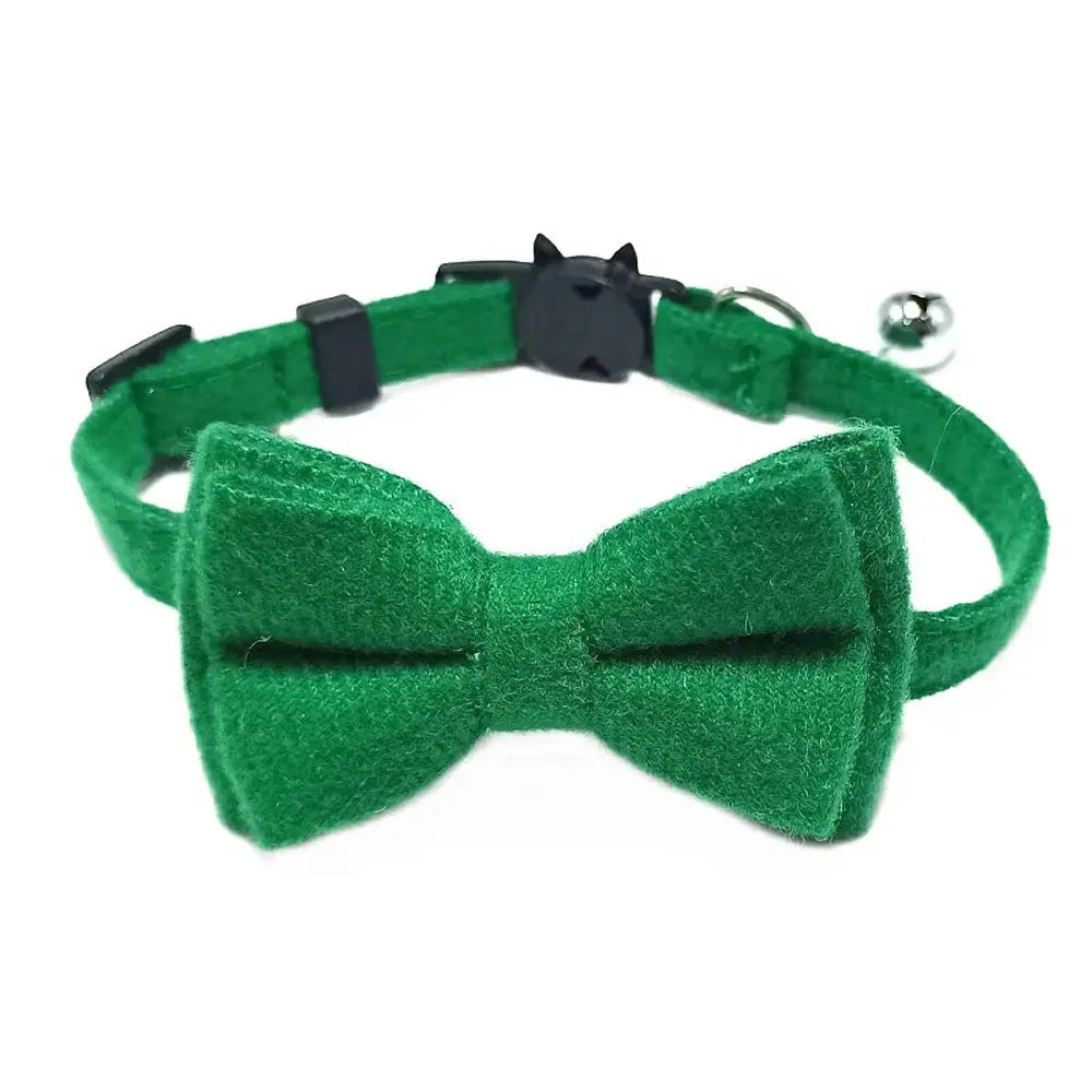 Adjustable Bow Tie with Sash Small Bell for Cats-Furever Adorable