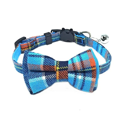 Adjustable Bow Tie with Sash Small Bell for Cats-Furever Adorable