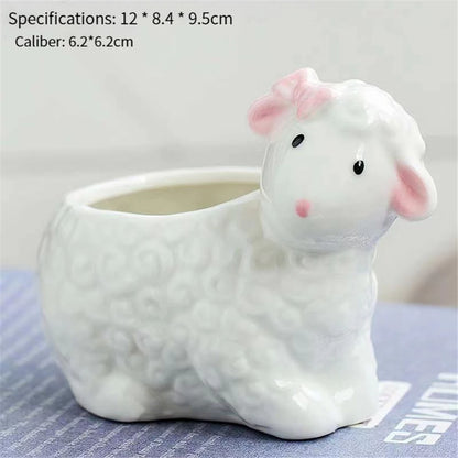 Adorable Animal Ceramic Plant Pots-Furever Adorable