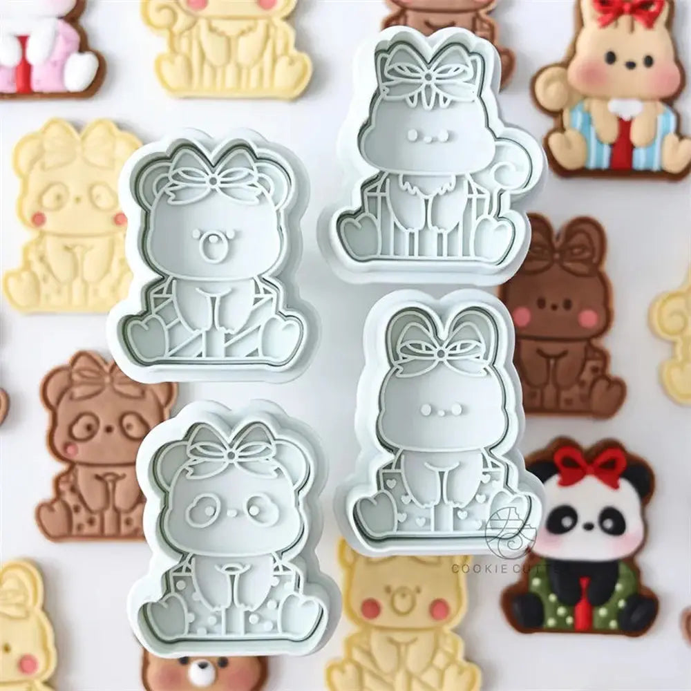 Animal Cookie Present Mold-Furever Adorable