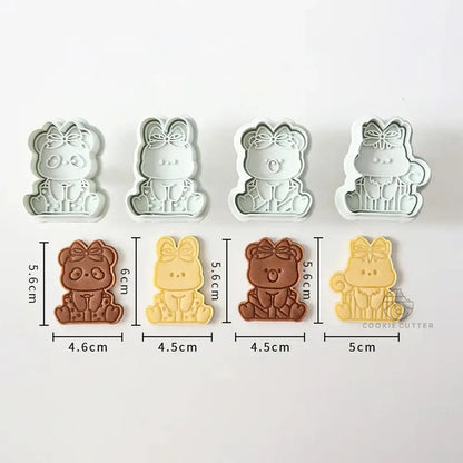 Animal Cookie Present Mold-Furever Adorable