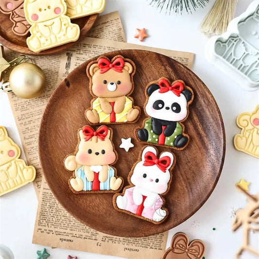 Animal Cookie Present Mold-Furever Adorable