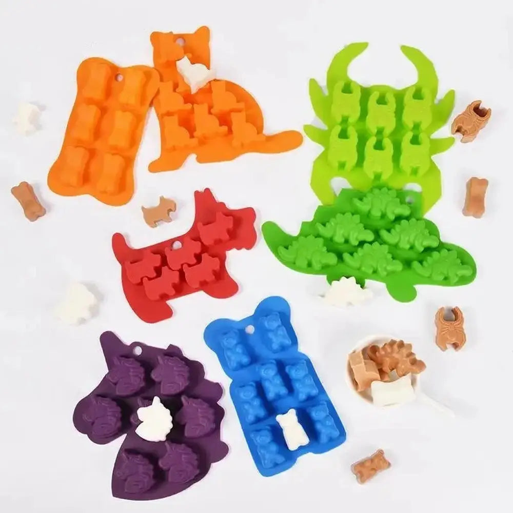 Animal Shape Silicone Baking Molding Set-Furever Adorable