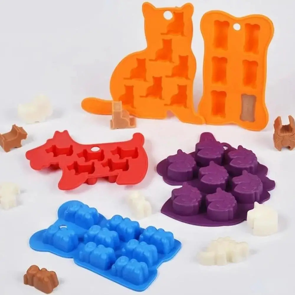 Animal Shape Silicone Baking Molding Set-Furever Adorable