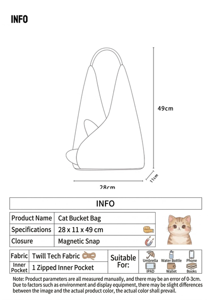 Autumn Whiskers Plaid Tote — The "Aesthetic Commute" Companion 🐾comforting Furever Adorable