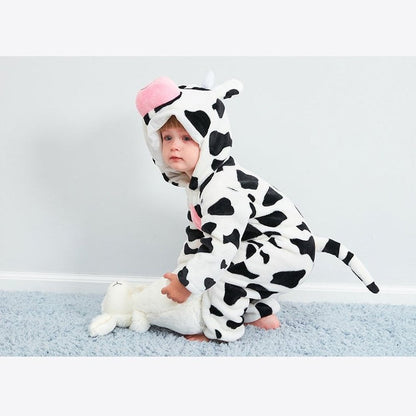 Baby Onesie - Cow Jumpsuit-Furever Adorable