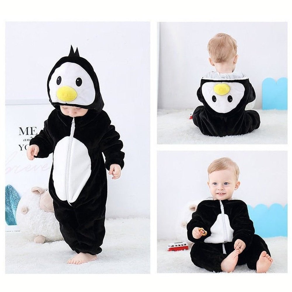 Baby Onesie - Penguin Jumpsuit-Furever Adorable