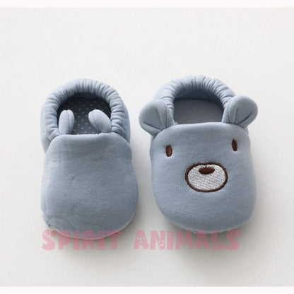 Cartoon Animal Pattern Newborn Baby SocksShoes-Furever Adorable