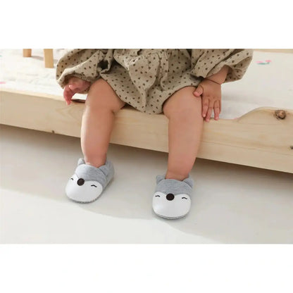 Cartoon Animal Pattern Newborn Baby SocksShoes-Furever Adorable