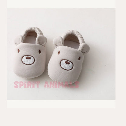Cartoon Animal Pattern Newborn Baby SocksShoes-Furever Adorable