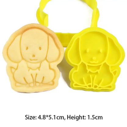 Cartoon Dog Cookie Cutters Set-Furever Adorable