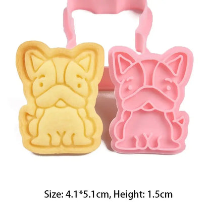 Cartoon Dog Cookie Cutters Set-Furever Adorable