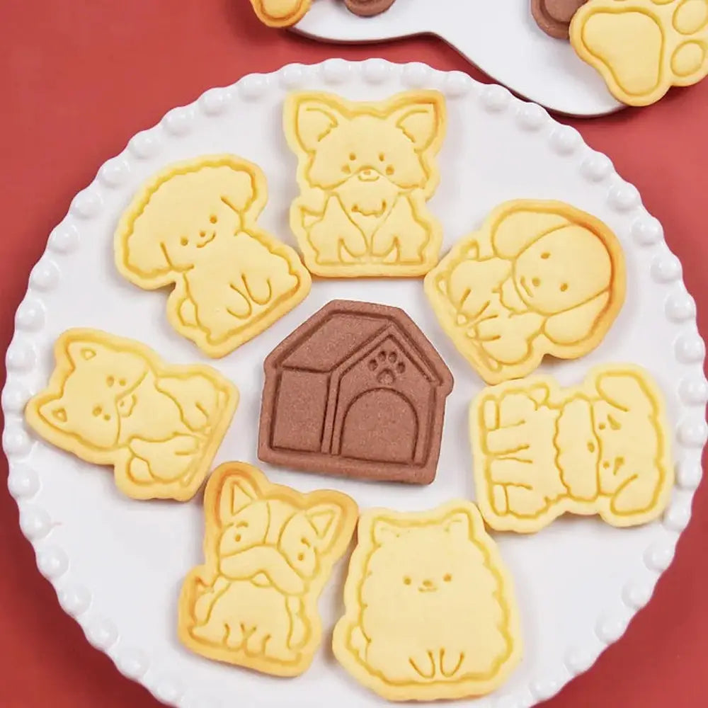 Cartoon Dog Cookie Cutters Set-Furever Adorable