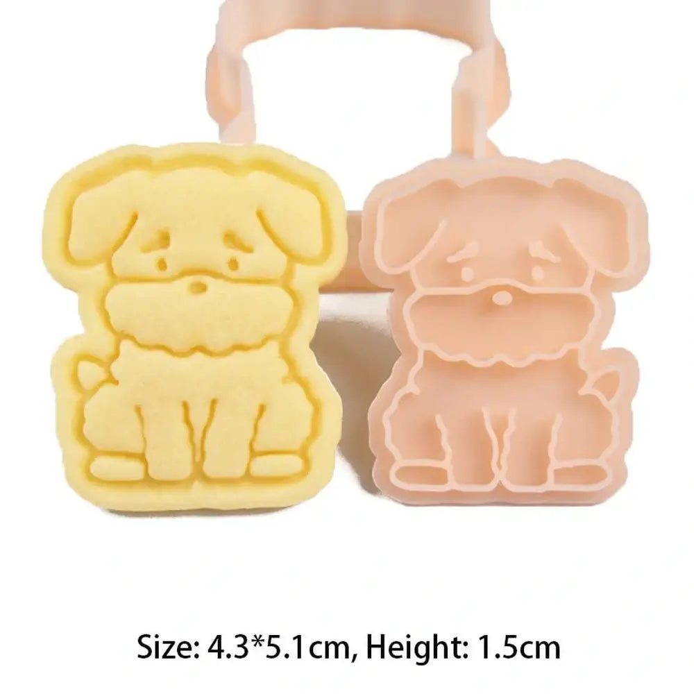 Cartoon Dog Cookie Cutters Set-Furever Adorable