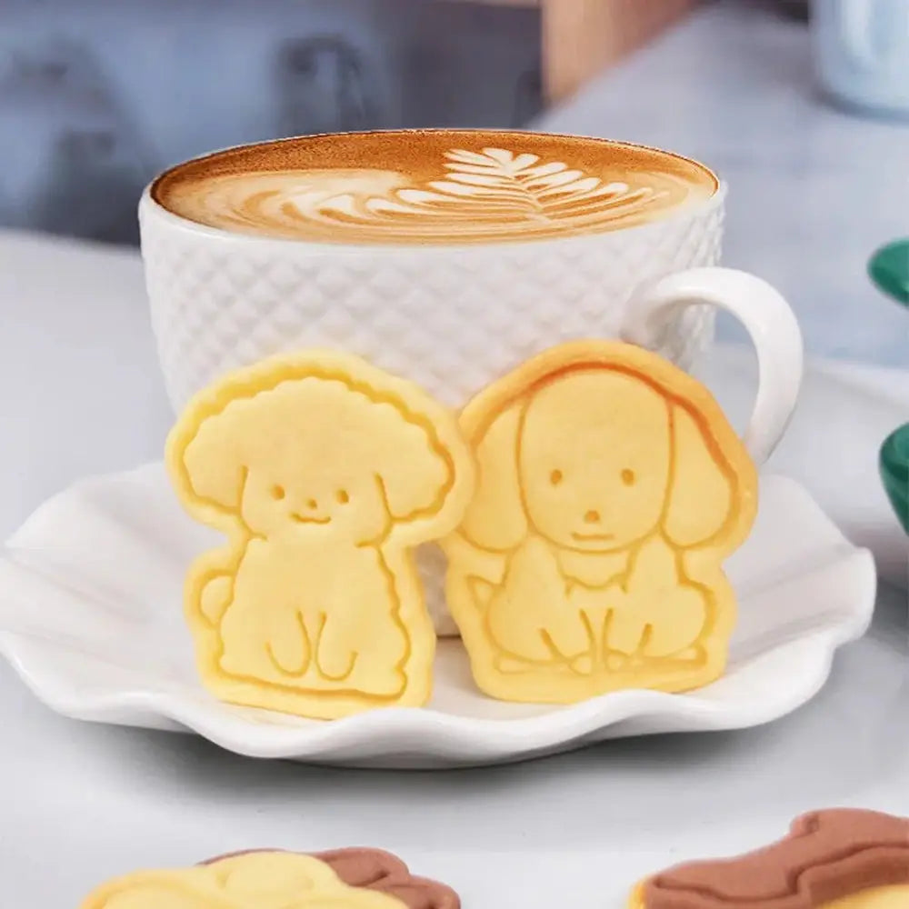 Cartoon Dog Cookie Cutters Set-Furever Adorable