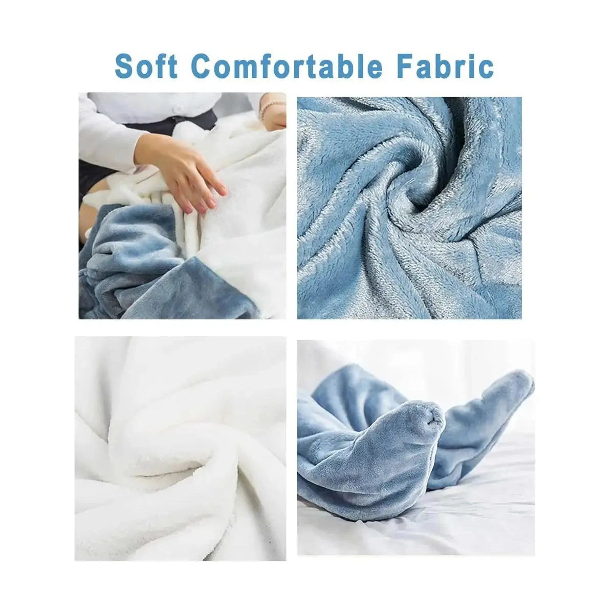 Cartoon Shark Hooded Pajamas Blanket Set-Furever Adorable