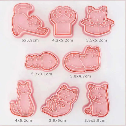Cat Cookie Cutter Baking Set-Furever Adorable