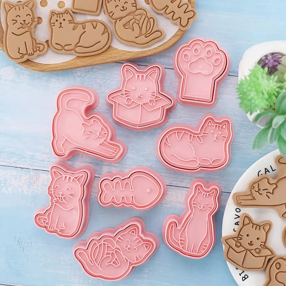 Cat Cookie Cutter Baking Set-Furever Adorable