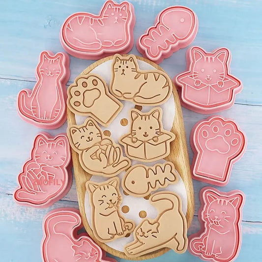 Cat Cookie Cutter Baking Set-Furever Adorable