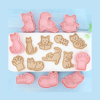 Cat Cookie Cutter Baking Set-Furever Adorable