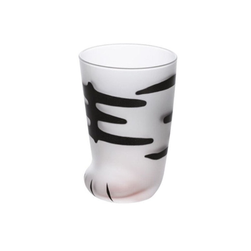 Cat Paw Glass Cup - 300ml-Furever Adorable