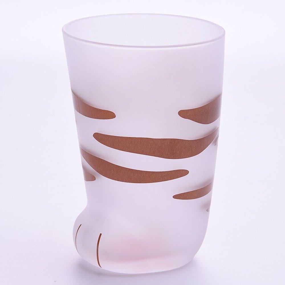 Cat Paw Glass Cup - 300ml-Furever Adorable