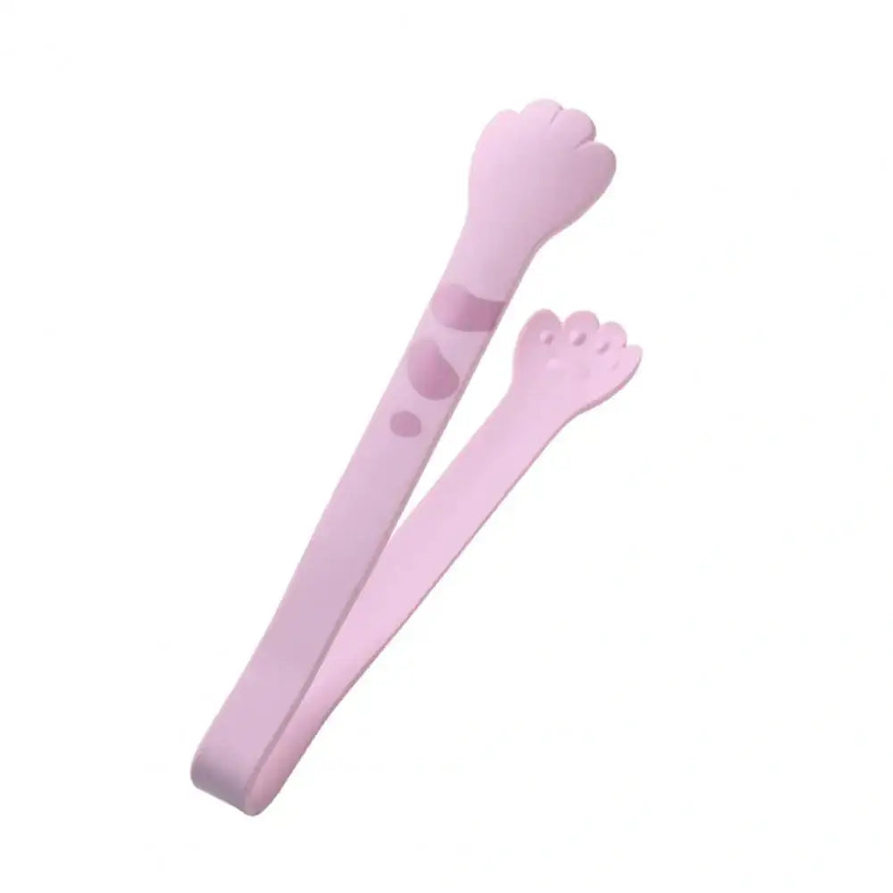 Cat Paw Shaped Non-Slip Silicone Cooking Tongs-Furever Adorable