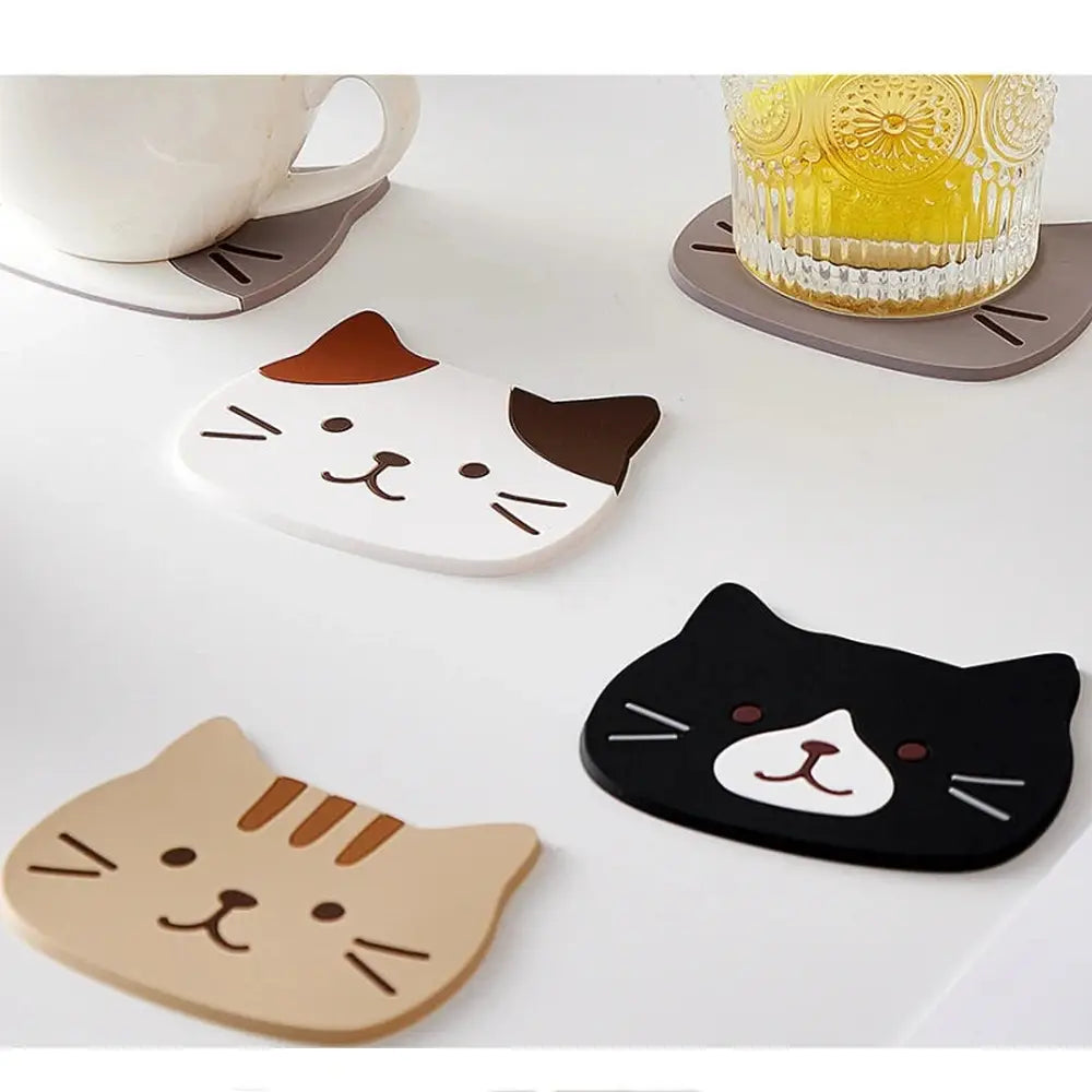 Cat Shaped Heat Resistant Placemats-Furever Adorable