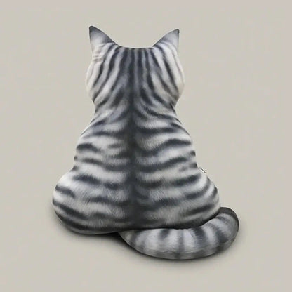 Cat Shaped Plush Toy for Sofa-Furever Adorable