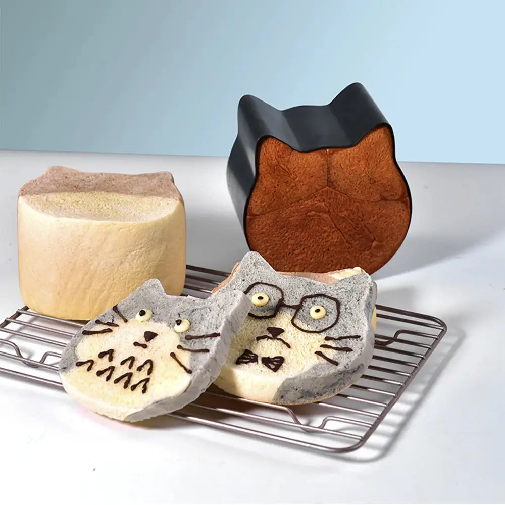 Cat-Shaped Smooth Non-Sticky Bread Mold-Furever Adorable