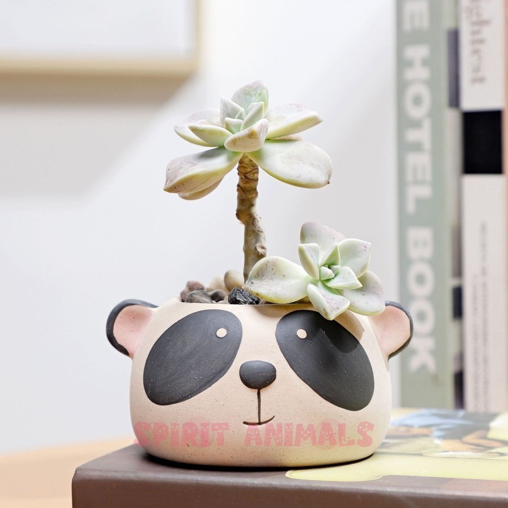 Ceramic Animal Flower Pot-Furever Adorable